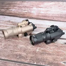 Охотничий прицел тактический страйкбол X400V светодиодный белый и ИК-выход вспышка светильник с красным лазерным пистолетом охотничий разведчик оружейный светильник