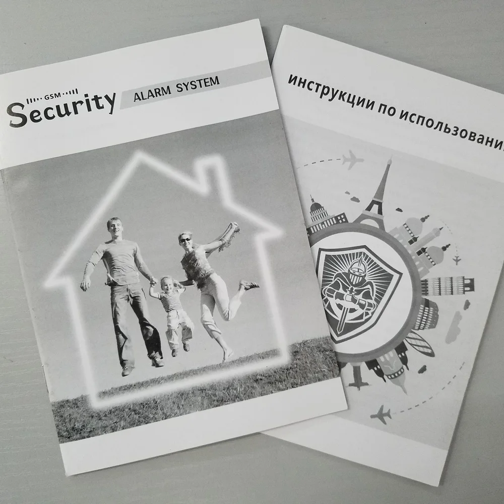 Sistema de alarma GSM inalámbrico de Control de aplicaciones sistemas de alarma de antena Dual hogar de seguridad GSM 850/900/1800/1900 MHz español/ruso/Inglés