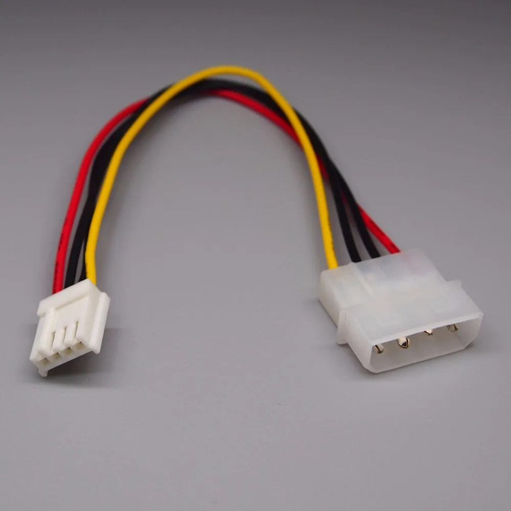 10 قطع 4Pin IDE إمدادات الطاقة إلى مرن محرك الطاقة محول كابل كبير 4 وعاء إلى صغيرة 4 وعاء الطاقة الحبل محرك موصل