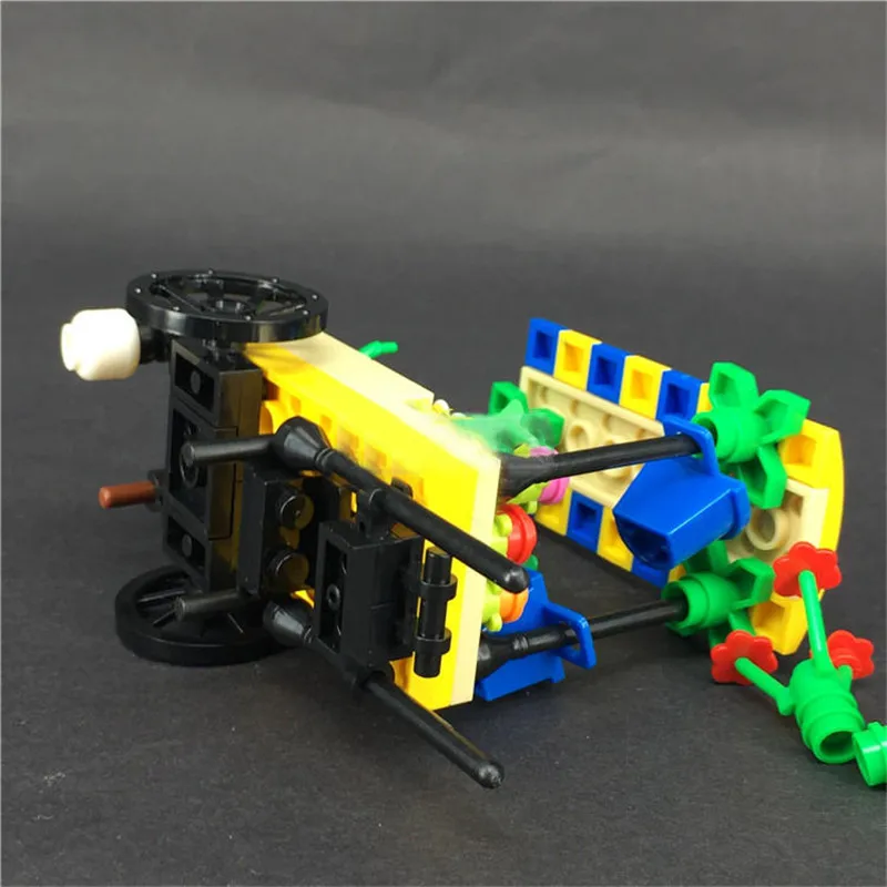 LegoINGlys Flower Cars Store Building Blocks City Street Garden Military Weapon MOC Accessory DIY Kits Toys For Children (4)