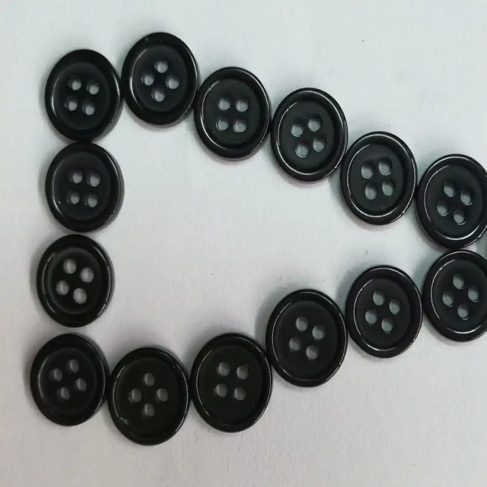 10Pcs Resin Round Shape Buttons 4 Holes Sewing Craft Fit Sewing Button Scrapbook
