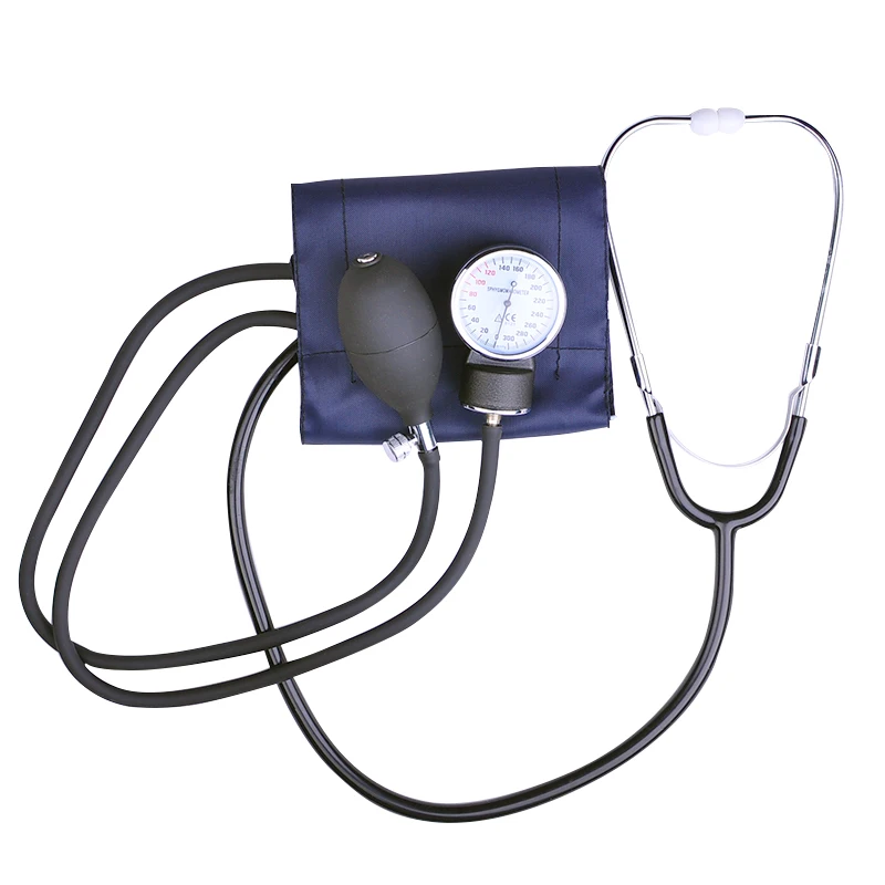 Preciseness Blood Pressure Cuff Monitor and Stethoscope Setin Blood