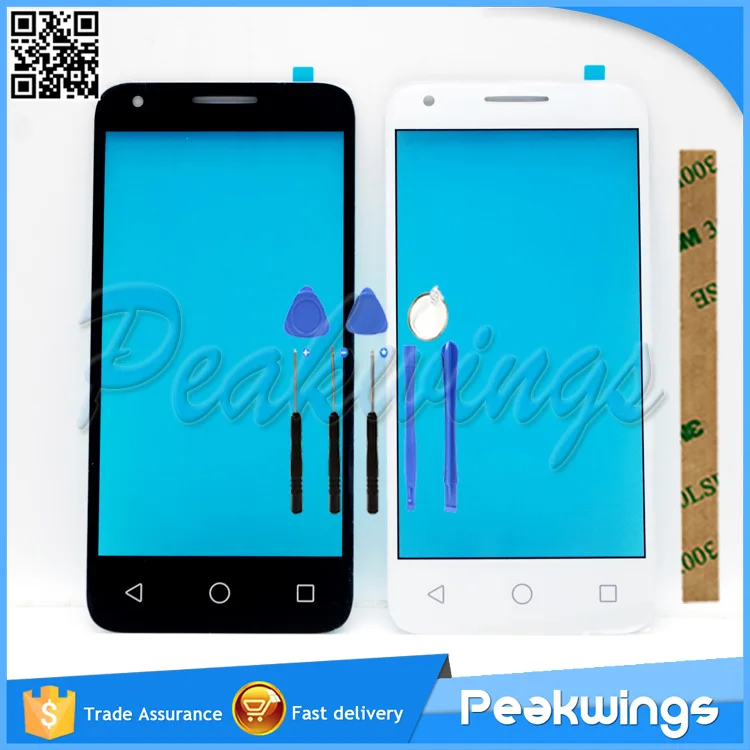 

4.5"inch Front Glass For Alcatel One Touch OT 5019 5019A 5019X 5019D OT5019 OT5019D OT5017 OT5017E 5017D Glass No Touch Sensor