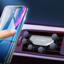 Gravity Bracket Car Phone Holder Flexible Universal Car Gravity Holder Support Mobile Phone Stand For iPhone X Xs Max Xr Samsung car cute cartoon mobile phone flexible gravity holder