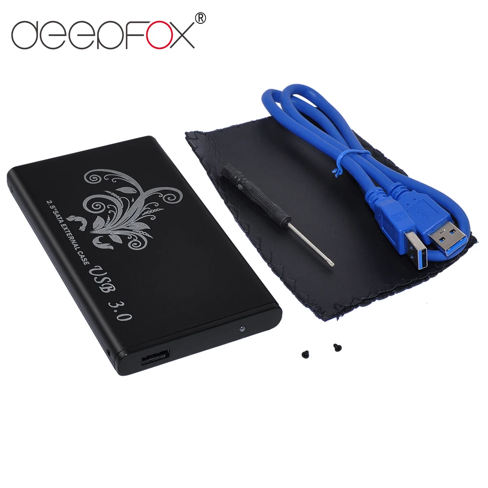 Корпус для жесткого диска DeepFox USB 3 0 2 5 дюйма SATA SSD чехол мобильного s Windows/Mac до