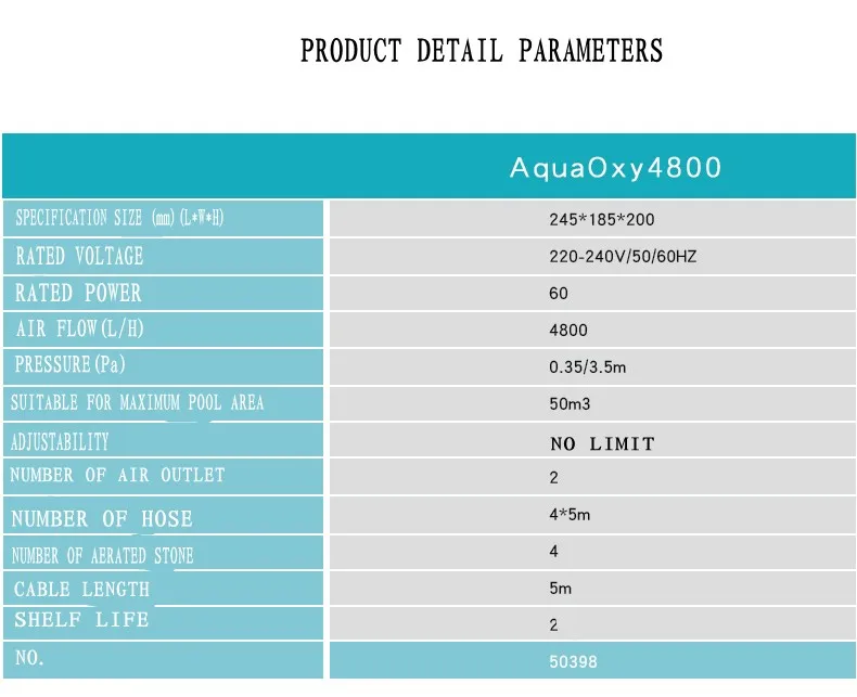 Германия oase AquaOxy 4800 Карп Пруд воздушный насос для искусственного пруда увеличение насос