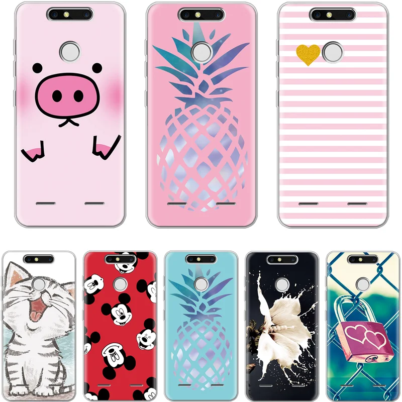 

Case For iPhone XS Max X XR 5 SE 6S S 8 7 Plus For ZTE Blade Z10 Z17 Z18 Mini A510 A6 A610 AF3 L3 L5 Plus L7 V8 V9 soft Pig Case