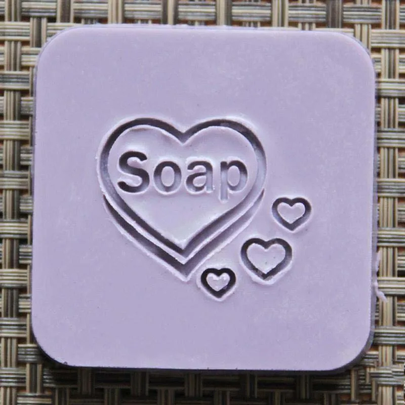Buy Heart pattern soap stamps DIY Soap Mini Soap chapter Sweet Resin Soap