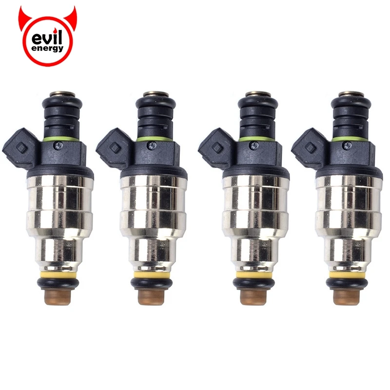 

evil energy 4PCS/LOT 1000cc Fuel Injector Low Impedance Fuel Spray Nozzle For Mustang Camaro LT1 LS1 LS6 96lb EV1