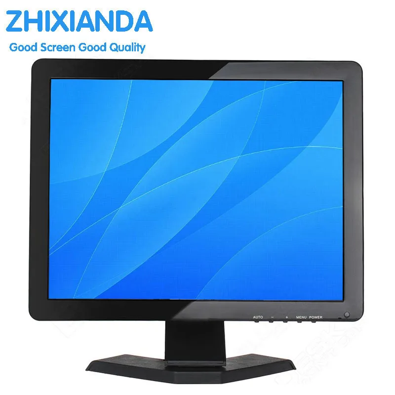 

15 inch TFT LCD Color Video Touch Monitor CCTV Capacitive Touch Monitor Screen VGA BNC AV Input for PC CCTV Security