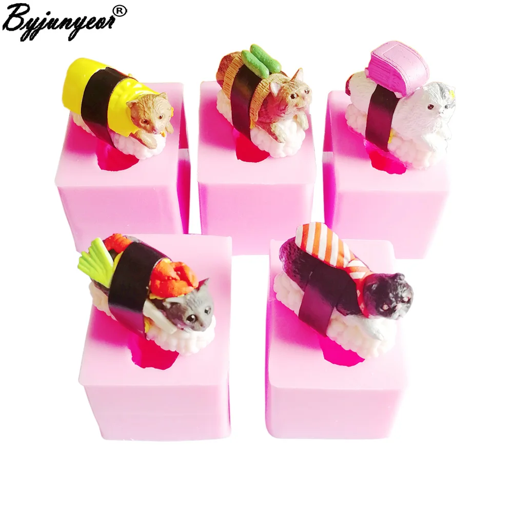 

1pc Cute 3D Cat Silicone Mold DIY Sugarcraft Soap Moulds Creative Cookie Biscuit Chocolate Fondant Mold Home Kitchen Bakewa C384