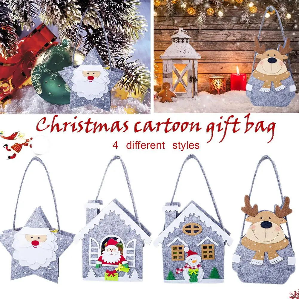 hot christmas fleece tote bag christmas mini storage bag candy cloth bag elk snowman santa claus kid gift handbag decoration in stockings gift holders - Christmas Fleece hot christmas fleece tote bag christmas mini storage bag candy cloth bag elk snowman santa claus kid gift handbag decoration in stockings gift holders - Christmas Fleece