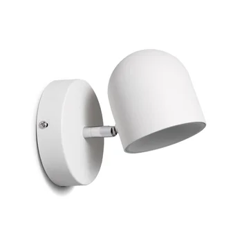 

YZKJ Simple Modern LED Wall Light Iron Round Wall Lights Black White Home Lighting Fixtures Corridor Aisle Foyer Lampara Pared