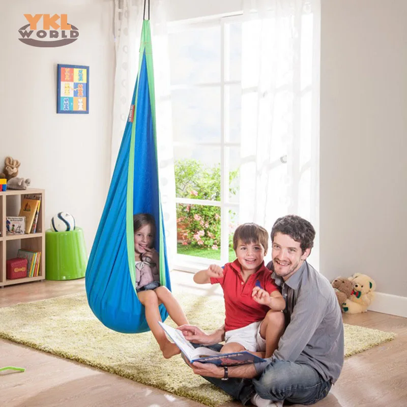 Children Pod Swing Inflatable Chair Nook Nest Hanging Seat Kids Indoor Hammock Outdoor Camping (S8 Children Pod Swing Inflatable Chair Nook Nest Hanging Seat Kids Indoor Hammock Outdoor Camping (S8