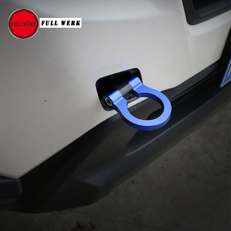 

1 pc Alum Alloy Durable Car Front Bumper Trailer Towing Hook Ring Kit for Subaru Forester Outback XV Exterior Accessories
