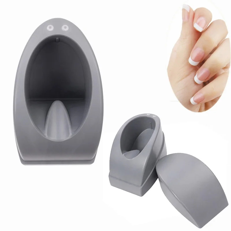 French Acrylic Powder Dip Nail Container Nails Tips Guides Art Quick Maker | Красота и здоровье