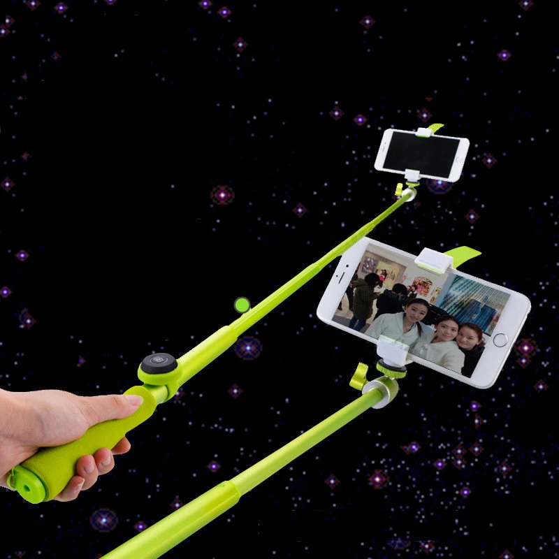 Outdoor Multifunction Walking Stick Bluetooth Remote Control Selfie