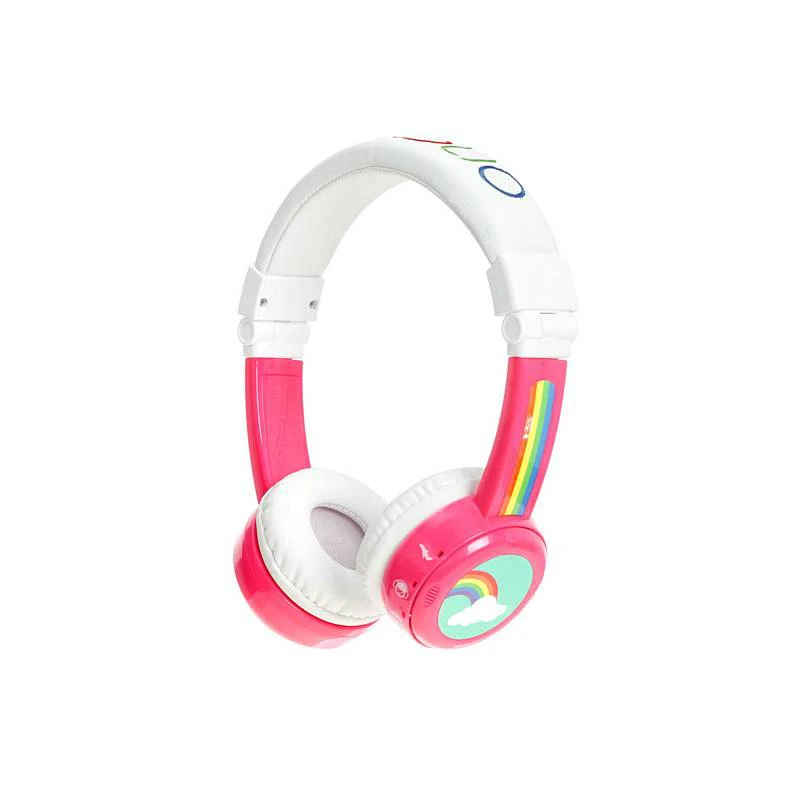 ONANOFF Kids Volume Limited Headphones BuddyPhones InFlight Professional Children Over Ear Headsets Health Listening Earphones