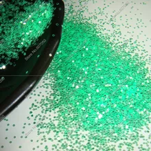 1/2"(1 мм) 040 дюймов темно-зеленый с блестящими Серебряные оттенки шестиугольные блестки Форма для ногтей украшения и блестки для ногтей