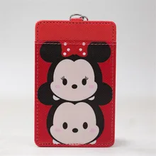 Disney Винни Пух мультфильм плюшевые ПУ Держатели карты и ID студент автобус карты набор брелок милый доступ карточки для бейджиков еды карты ID набор