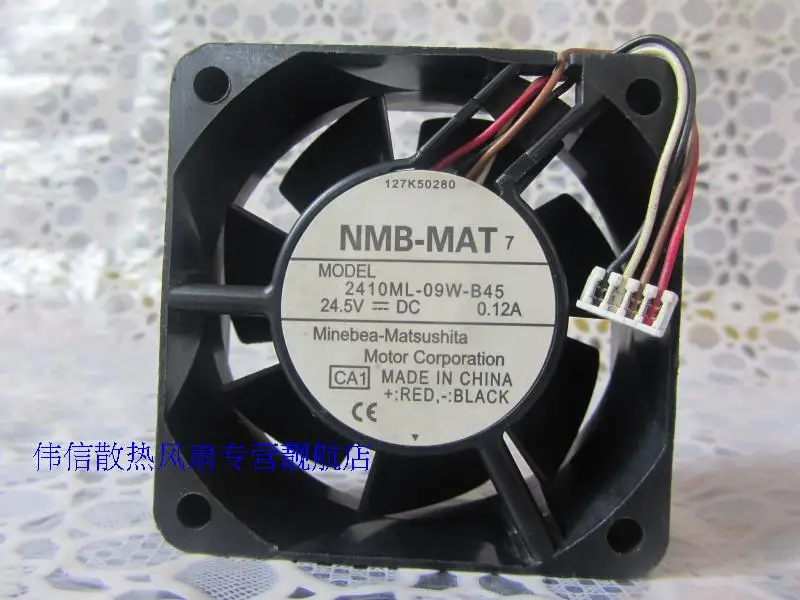 Оригинальный вентилятор охлаждения NMB 2410ML-09W-B45 6025 24 5 в 0.12A60*60*25 мм | Компьютеры и