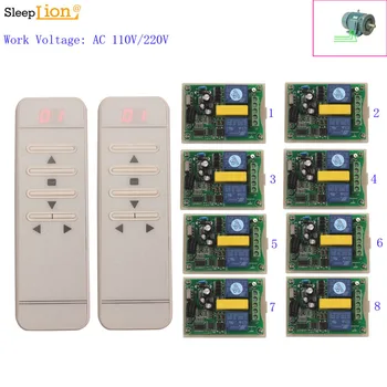 

Sleeplion Remote Control Switch 2CH 220V Garage Door Opener Tubular Motor Garage Door 220V 2 CH Relay Switch LCD Digital Display