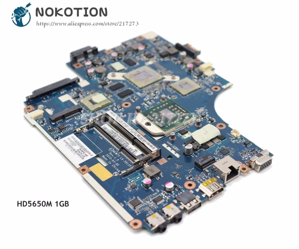 NOKOTION материнская плата для ноутбука acer aspire 5551G 5552G основная плата MBR4302001 NEW75 LA-5911P DDR3 Бесплатный процессор