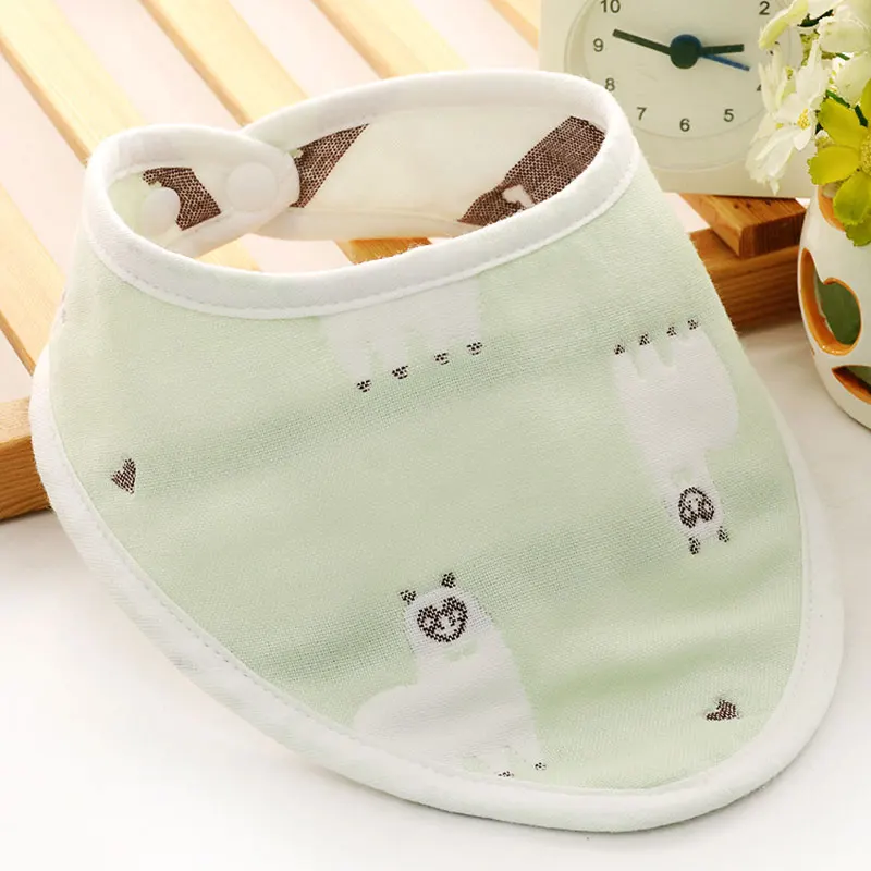 Fashion Cotton Newborn Toddler Baby Bibs Muslin Burping Cartoon Animal