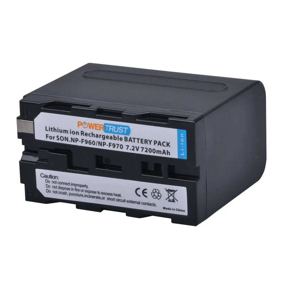 

1Pcs 7200mAh NP-F960 NP-F970 NP F970 NP F960 Battery for Sony NPF960 NPF970 F960 F970 F950 DCR-SC100 CCD-SC55 CCD-SC65 Batteries