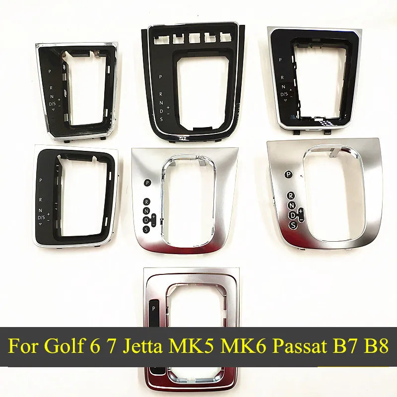 

BODENLA AT Gear Shift Knob Frame Lever Base Pedestal For VW Golf 6 7 MK7 Jetta MK5 MK6 Passat B7 B8 CC