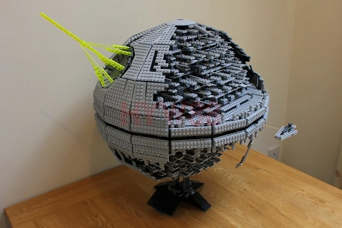 LP 05026 3449 шт UCS Star Wars Death 2 II Модель Строительный комплект набор блоков кирпичные