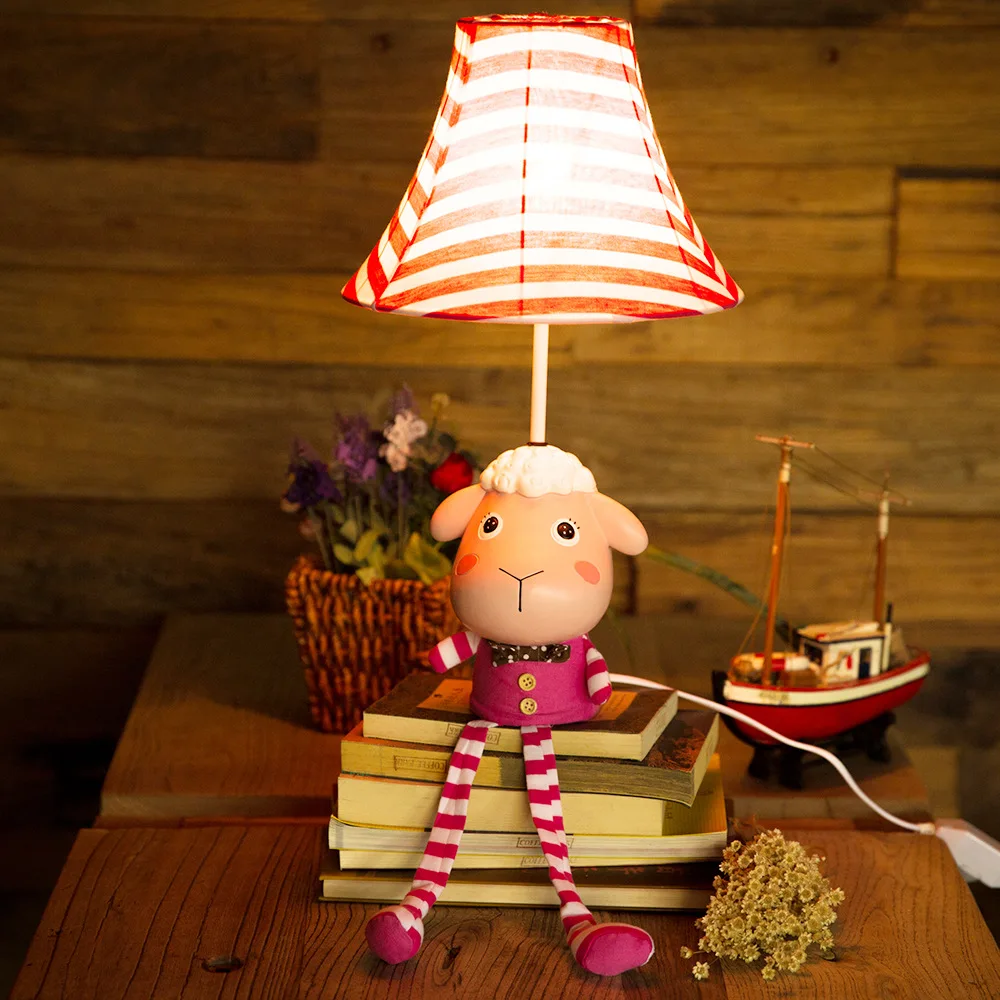 

Desk Lamp Indoor Lighting Light Adjustable Eye Protection Lamp Creative Children Learning Cartoon Lovely Bedroom Bedside Lamp