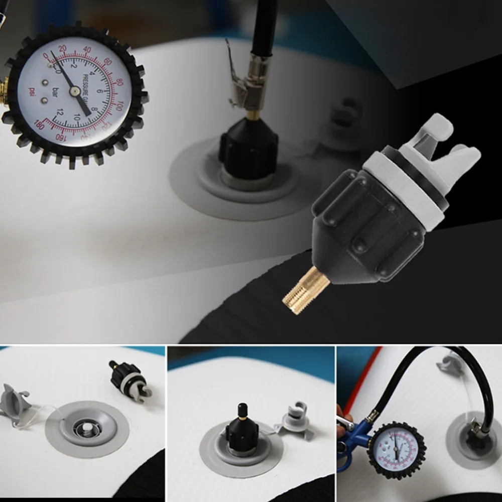 SUP Pump Adapter Inflatable Boat SUP Pump Adapter Conventional Air Pump Air Valve Adapter Spoke Plate Attachment