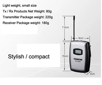 

TAKSTAR WTG-900 single receiving ( including earphone ) Professional Wireless guide system only receiver + in-ear earphone
