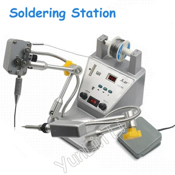 

24V/120W Pedal Automatically Out of Tinall-Round Adjustment Tin Soldering Machine Precision Digital Soldering Machine HS376D