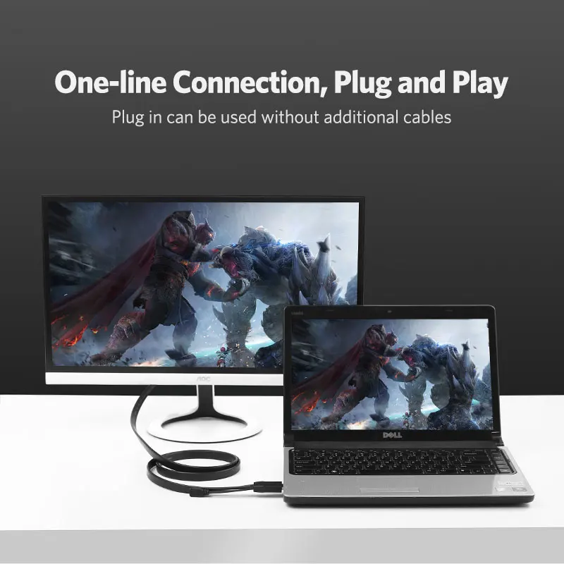 Ugreen 1080 P активность hdmi для VGA кабель адаптер цифро аналоговый преобразователь