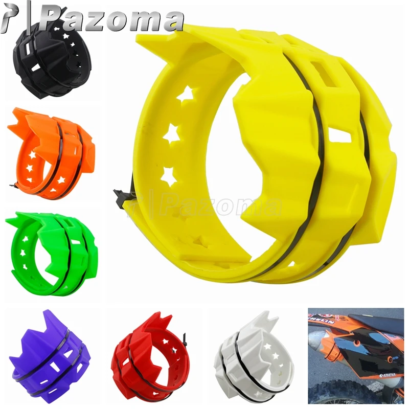 

Universal Motorcycle Exhaust Muffler Pipe Guard Protector Heat Shield For Honda CR80 CR85 Husqvarna KTM EXC Motocross MX Enduro
