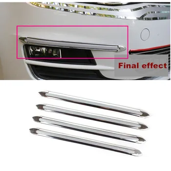 

4pcs Universal Car Anti-collision Strip Bumper Protector Car Crash Bar Anti-rub Retail Bumper Sticker Car Accessories styling