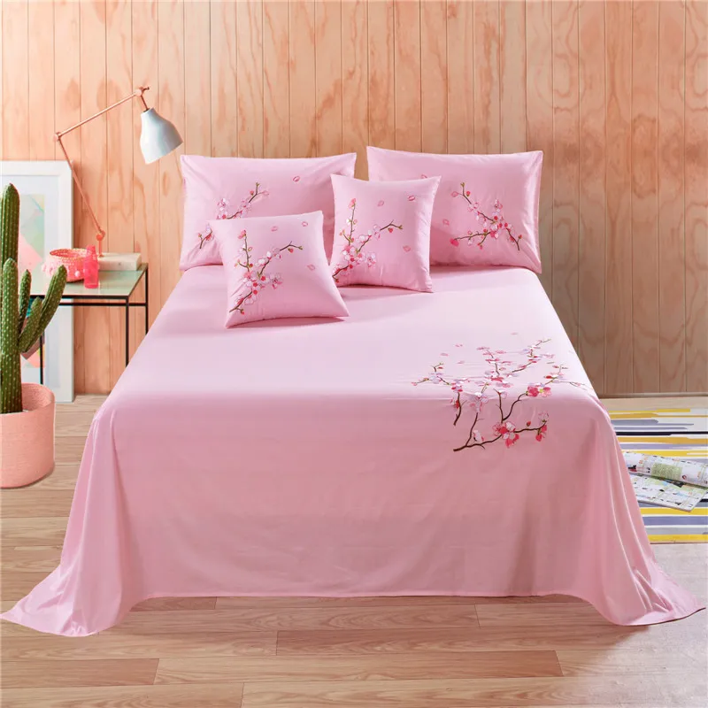 Пододеяльник покрывает Ваше одеяло со вставкой вышитое хлопок King size 1 шт. пододеяльник набор включает в себя 2 наволочки