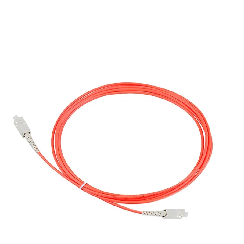 

1m SC LC FC UPC Patchcord Simplex OM1 Multimode PVC (OFNR) 2.0mm Fiber Optic Patch Cable