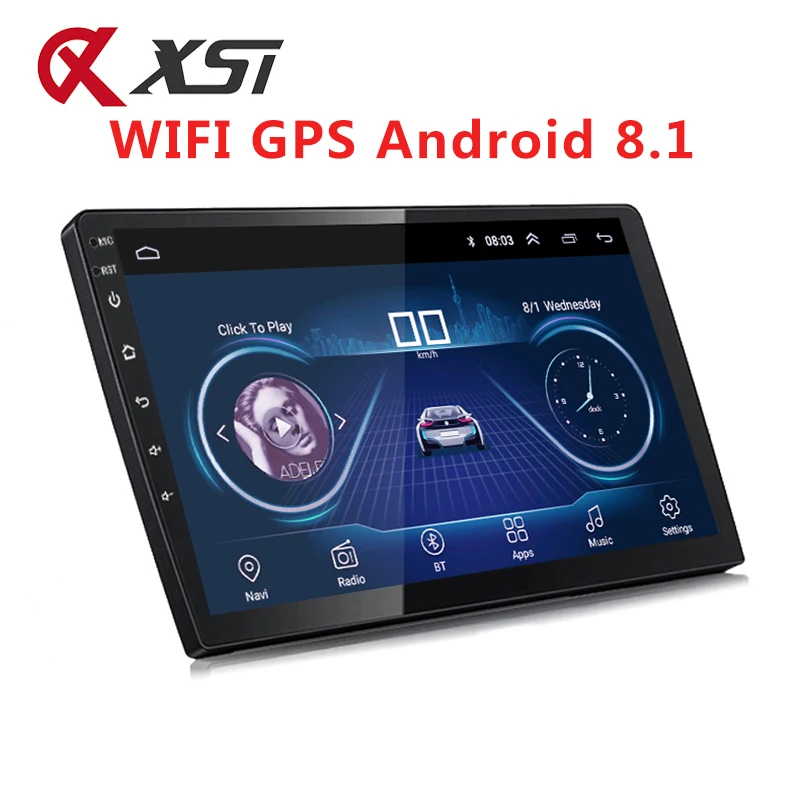2 Din Android 8 1 автомобильный мультимедийный плеер 9 дюймов или 10 Bluetooth FM Wifi
