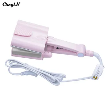 

CkeyiN 32MM Three Tube Egg Roll Hair Curler Hair Care Styling Tool Ceramic Hair Waver Machine Magic Curling Iron Wand Curl 34