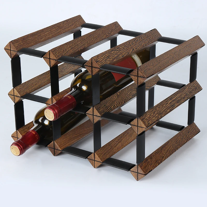 Украшение гостиной деревянный держатель для Винных Бокалов барный винный Европейский бутылки вина Рамочная полка