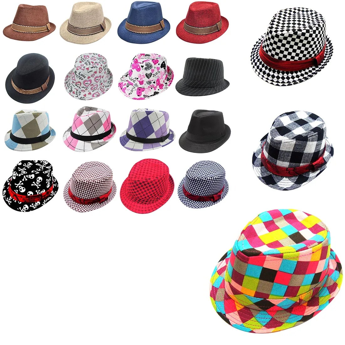 Новая детская шапочка для мальчиков и девочек в стиле джаз, хлопковая шляпа-федора, лучший подарок для детей 2-6 лет