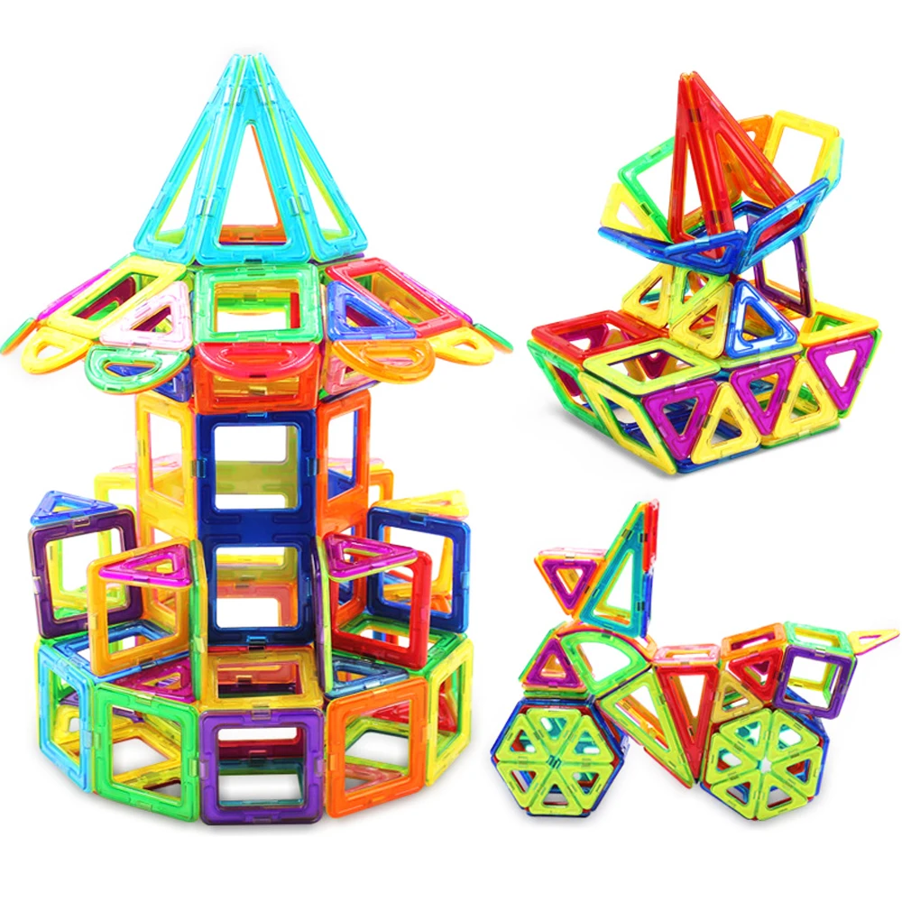 

19-149pcs Big Size Magnetic Blocks Model & Building Magnetic Designer Construction Set Educational Toys for Children Kids Gift
