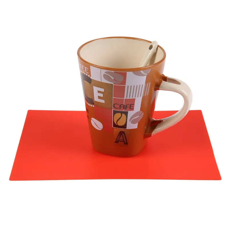

1pc Silicone Dining Table Mat Kitchen Tool Tableware To Prevent The Hot Pad Baking Coaster Coffee Tea Place Mat Z