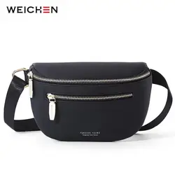 WEICHEN multi-функциональное Для женщин Fanny Pack сумка на плечо и груди мешок женский ремень Sac Для женщин талии Сумка Высокое качество дамы Bolsa