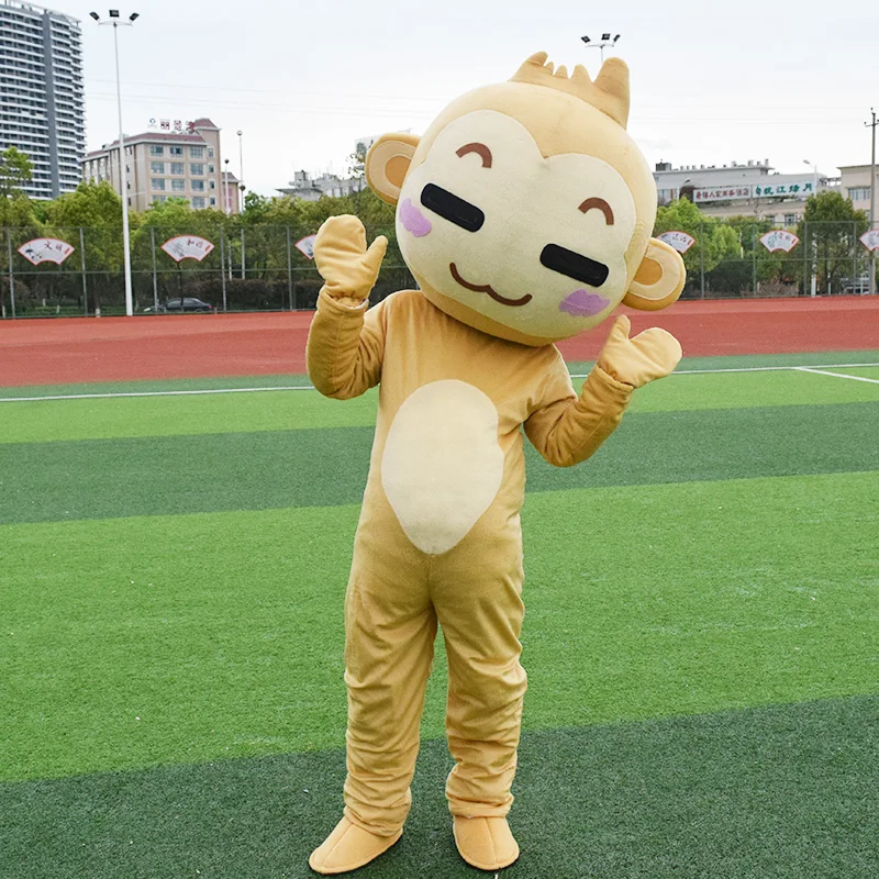 Cici обезьяна йо xixi маскарадный костюм обезьяны мультфильм персонаж Mascotte взрослый