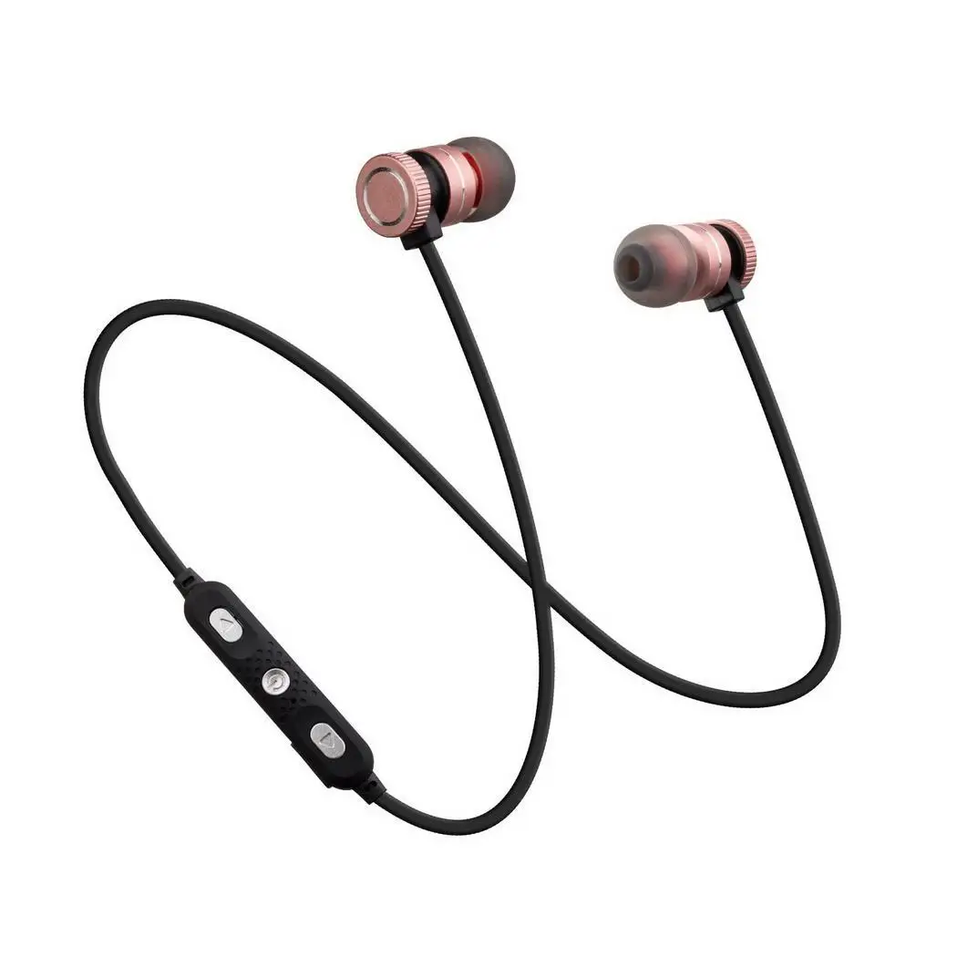 Bluetooth беспроводные наушники вкладыши магнитные спортивные 4 часа стерео V5.0
