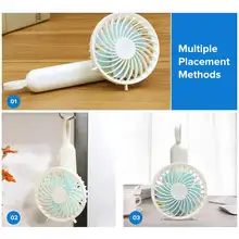 AUGIENB портативный/настольный вентилятор USB Перезаряжаемый вентилятор воздушного охлаждения для дома студенческого общежития прикроватный офис